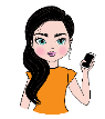 Векторный клипарт Девушка с помощью мобильного телефона прозрачный PNG |  PNG Mart